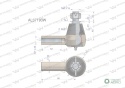 Przegub kierowniczy 88mm - 1/2" AL37193WARYŃSKI