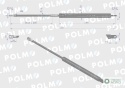 Siłownik szyby tylnej L max. 501mm 65417040 FIAT. RENAULT POLMO