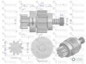 Zespół sprzęgający rozrusznika CASE MF typu Magneton 9142748 Blue Line EXPOM KWIDZYN