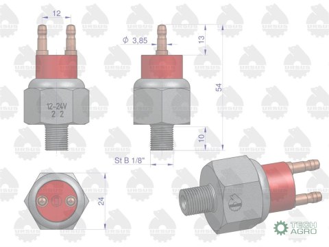 WYŁĄCZNIK HYDR.STOP OKRĄGŁE C360 URSUS WYŁĄCZNIK HYDR.STOP OKRĄGŁE C360 URSUS