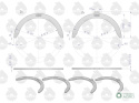 Komplet półpierścieni N-0.50 (II szlif) 91250622. 80002078 C-385 ORYGINAŁ URSUS