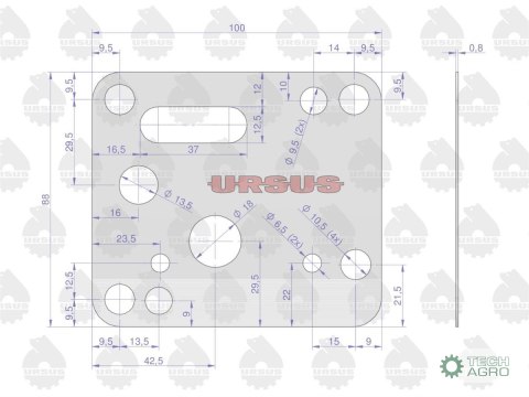 Komplet ( zestaw ) uszczelek skrzyni C-385 ORYGINAŁ URSUS Komplet ( zestaw ) uszczelek skrzyni C-385 ORYGINAŁ URSUS