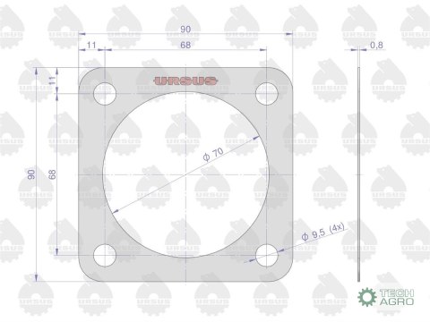 Komplet ( zestaw ) uszczelek skrzyni C-385 ORYGINAŁ URSUS Komplet ( zestaw ) uszczelek skrzyni C-385 ORYGINAŁ URSUS