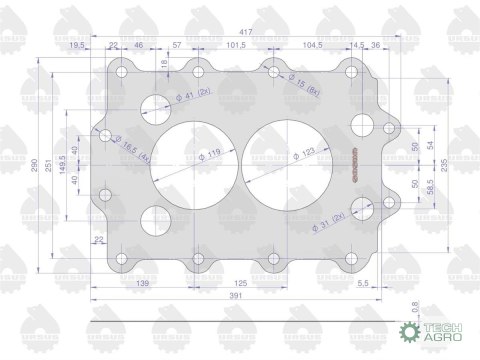 Komplet ( zestaw ) uszczelek skrzyni / mostu C-360 ORYGINAŁ URSUS Komplet ( zestaw ) uszczelek skrzyni / mostu C-360 ORYGINAŁ URSUS