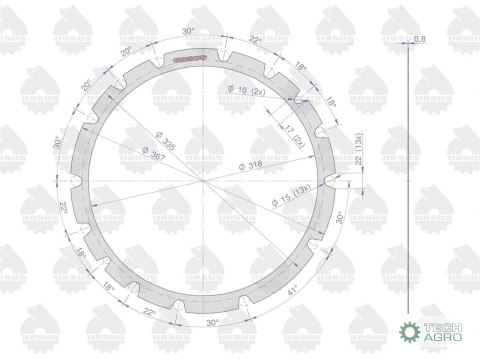 Komplet ( zestaw ) uszczelek tylnego mostu C-385 ORYGINAŁ URSUS Komplet ( zestaw ) uszczelek tylnego mostu C-385 ORYGINAŁ URSUS