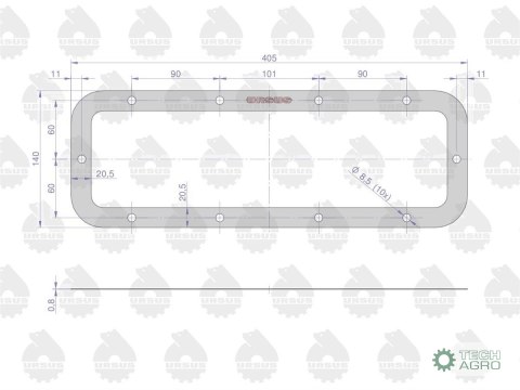 Komplet ( zestaw ) uszczelek zwolnicy 50528020. 50428120. 50528040 C-360 ORYGINAŁ URSUS Komplet ( zestaw ) uszczelek zwolnicy 50528020. 50428120. 50528040 C-360 ORYGINAŁ URSUS