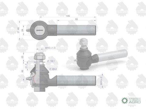 PRZEGUB Z/GW C360 URSUS PRZEGUB Z/GW C360 URSUS
