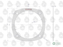 Uszczelka I pokrywy przedniej łożyska krążelit 0.8mm C-385 ( sprzedawane po 10 ) ORYGINAŁ URSUS