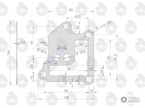 Uszczelka korpusu oleju krążelit 1.2mm C-330 ( sprzedawane po 10 ) ORYGINAŁ URSUS Uszczelka korpusu oleju krążelit 1.2mm C-330 ( sprzedawane po 10 ) ORYGINAŁ URSUS