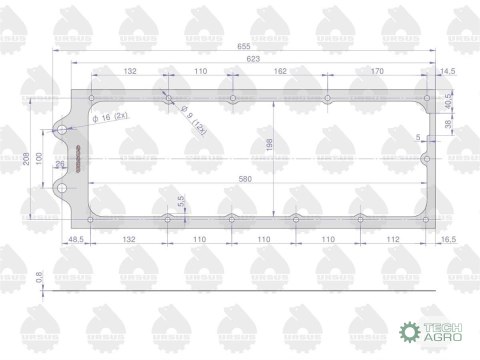 Uszczelka pokrywy górnej skrzyni biegów krążelit 0.8mm C-360 ( sprzedawane po 5 ) ORYGINAŁ URSUS Uszczelka pokrywy górnej skrzyni biegów krążelit 0.8mm C-360 ( sprzedawane po 5 ) ORYGINAŁ URSUS