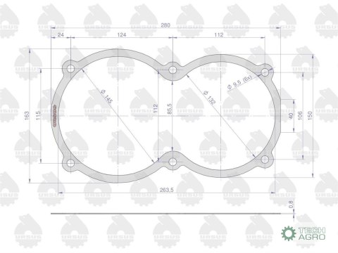 Uszczelka pokrywy przedniej skrzyni 40111914 krążelit 0.8mm C-360 Zetor ( sprzedawane po 10 ) ORYGINAŁ URSUS Uszczelka pokrywy przedniej skrzyni 40111914 krążelit 0.8mm C-360 Zetor ( sprzedawane po 10 ) ORYGINAŁ URSUS