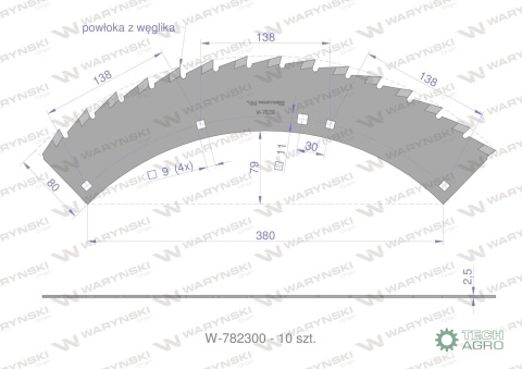 Zestaw PIŁ KEMPER 375 CA790405, Waryński