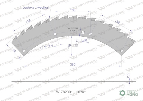 Zestaw PIŁ KEMPER 375 CA790405, Waryński