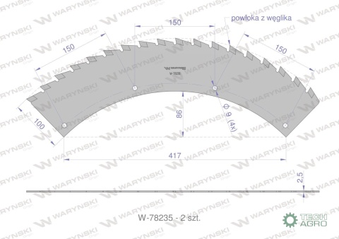 Zestaw PIŁ KEMPER 4500, 445, Waryński