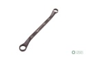 Klucz oczkowy odsadzony 19 x 22 mm. CrVstandard ASME B107.9 Waryński