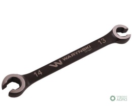 Klucz płasko oczkowy otwarty 13 x 14. Waryński