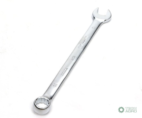 Klucz płaskooczkowy extra długi 19mm dł281mm standard ASME B107.9M Waryński