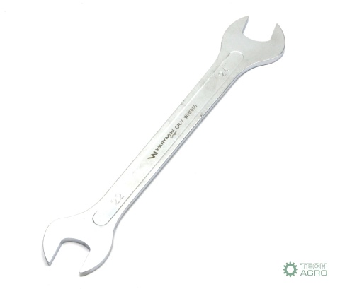 Klucz ultra płaski 22 x 24 mm, CrV Waryński