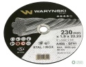 Tarcza do cięcia metalu 230 x1.9 x22.23mm Waryński (sprzedawane po 5 szt w op 5 szt)