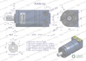 Silnik hydrauliczny orbitalny WMM 40 cm3/obr (90 bar / max.140 bar) Waryński