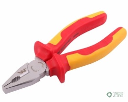 Szczypce izolowane, uniwersalne 160 mm..VDE. Waryński