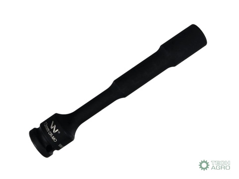 Nasadka udarowa 1/2", sześciokątna slimbardzo długa przelotowa ze stali CrMo 13mm długość 150 mm, stosowane w mechanice do klucz