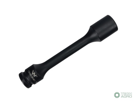 Nasadka udarowa 1/2", sześciokątna slimbardzo długa ze stali CrMo 19mm długość 150 mm, stosowane w mechanice do kluczy udarowych