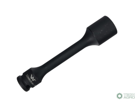 Nasadka udarowa 1/2", sześciokątna slimbardzo długa ze stali CrMo 22mm długość 150 mm, stosowane w mechanice do kluczy udarowych