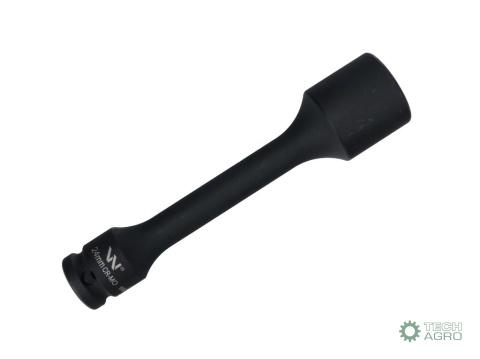 Nasadka udarowa 1/2", sześciokątna slimbardzo długa ze stali CrMo 24mm długość 150 mm, stosowane w mechanice do kluczy udarowych