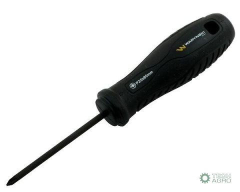 Wkrętak PZ0 60 mm. stal SVCM. Waryński