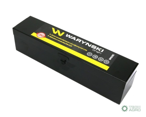 Zestaw nasadek udarowych 1" 4 cz. 27.30. 32. 33 mm ze stali CrMo DIN 3129 Waryński