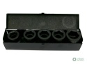 Zestaw nasadek udarowych 1" 5 cz. 27.30. 32. 33. 36 mm ze stali CrMo DIN 3129 Waryński