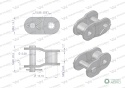 Półogniwo łańcucha prosta płytka P10B-1(R1 5/8) Waryński ( sprzedawane po 10 )