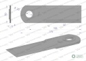Nóż obrotowy rozdrabniacz słomy sieczkarnia gładki 175x50x4mm otwór 20 z tuleją zastosowanie 755787.1 New Holland WARYŃSKI ( spr