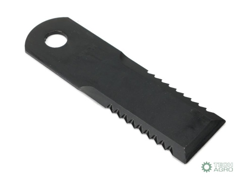 Nóż obrotowy rozdrabniacz słomy sieczkarnia uzębiony 173x50x4mm otwór 18 zastosowanie 322326450 Lavwerda Fendt MF WARYŃSKI ( spr