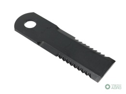 Nóż obrotowy rozdrabniacz słomy sieczkarnia uzębiony 175x50x4.5mm otwór 20 zastosowanie Z75875 John Deere WARYŃSKI ( sprzedawane