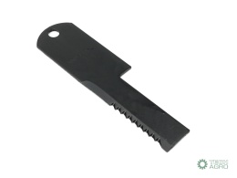 Nóż stały rozdrabniacz słomy sieczkarnia uzębiony 190x50x3mm otwór 12 zastosowanie Z55611 WARYŃSKI ( sprzedawane po 25 )