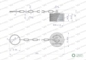 Pokrywa aluminiowa (korek, zaślepka) z gwintem wewnętrznym wkręcany do zaworów skręcanych - gniazd serii WRS Waryński ( sprzedaw