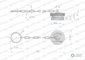 Pokrywa aluminiowa (korek, zaślepka) z gwintem zewnętrznym wkręcany do zaworów skręcanych - wtyczek serii WRS Waryński ( sprzeda