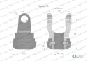Widłak z pierścieniem 1 3/8 Z6 - 22X54Seria 1R CE2020 Waryński W21910505B W21910507B WR217101
