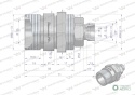 Zawór gniazdo (Bizon) M18x1,5 skręcane (ZSR6160101) Waryński