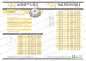 Koło zębate hartowane z kołnierzem 20B-1 (R1 1.1/4) Z-17 Waryński