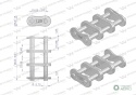 Zamek łańcucha Z12B-3 (R3 3/4) Waryński( sprzedawane po 5 )