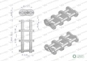Zamek łańcucha Z16B-3 (R3 1) Waryński (sprzedawane po 5 )