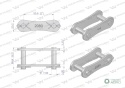 Zamek łańcucha Z216A 2080 (R1 2) Waryński ( sprzedawane po 5 )