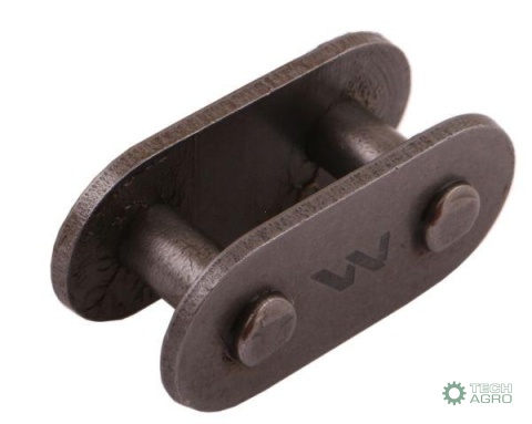 Zamek łańcucha prosta płytka Z08B-1 (R11/2) Waryński ( sprzedawane po 10 )