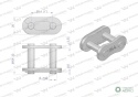 Zamek łańcucha wzmocniony Z16A-1 ANSI A80 (R1 1) Waryński ( sprzedawane po 10 )