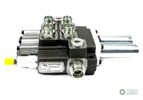 Zestaw: Rozdzielacz 2-sekcyjny na linki+ Elementy złączne Waryński