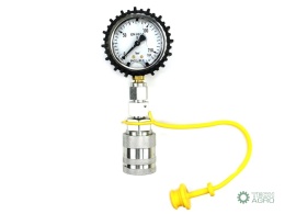 Zestaw pomiarowy ciśnienia hydrauliki z manometrem 160 bar gniazdo EURO Push-Pull Waryński