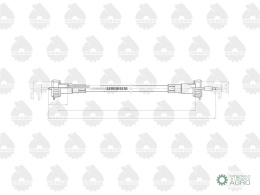 WAŁ GIĘTKI C360 L1655/1695MM URSUS